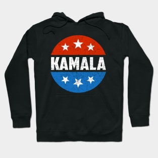 KAMALA HARRIS 2020 Red White And Blue Vintage Button Hoodie